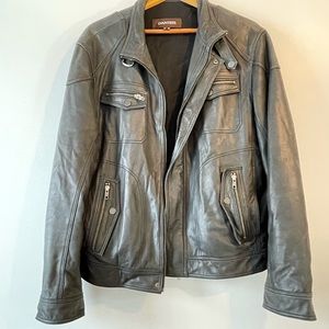Danier Leather Motorcycle Jacket - Size Medium